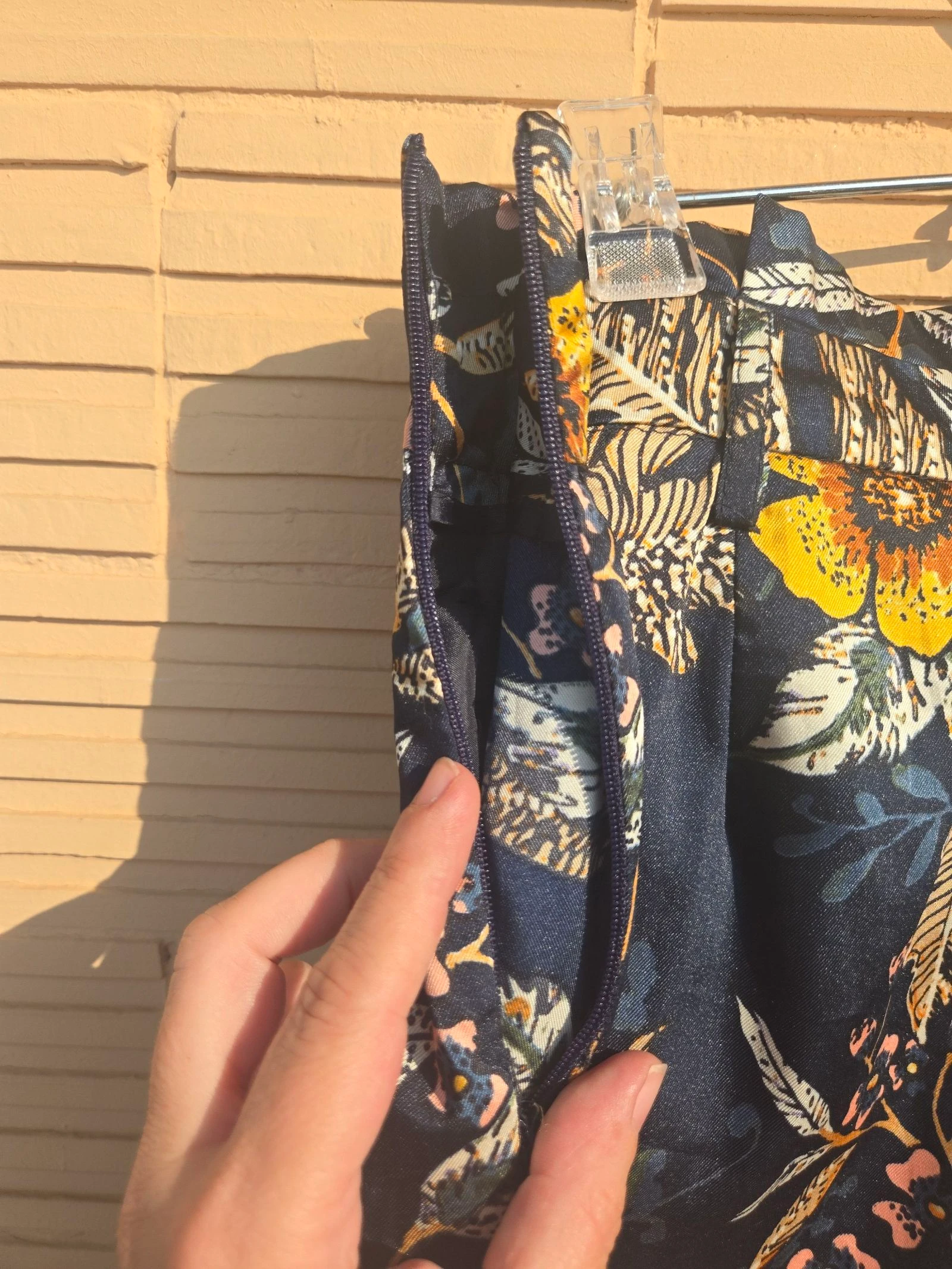 Calça reta floral Stradivarius tamanho 40 – photo 4